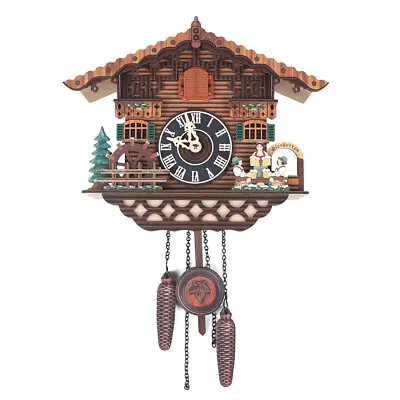 Cuckoo Clock Black Forest Quartz German Music House Style New Traditional • $45