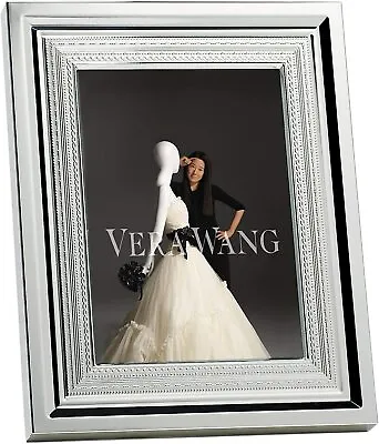 Wedgwood Vera Wang With Love Silver 8 X 10 Frame Bad Box* • $165