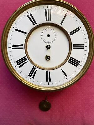 Rare Vienna Regulator Weight Driven Clock Movement Parts And Dial • $99