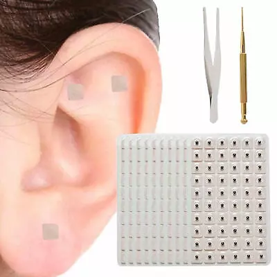600pcs Relaxation Ears Stickers Therapy Needle Patch Auricular Auriculotherap • $10.96
