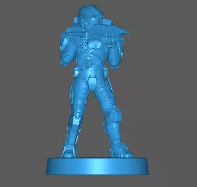 Halo Master Chief 3D Printed Model - 5 Inches Tall • $20