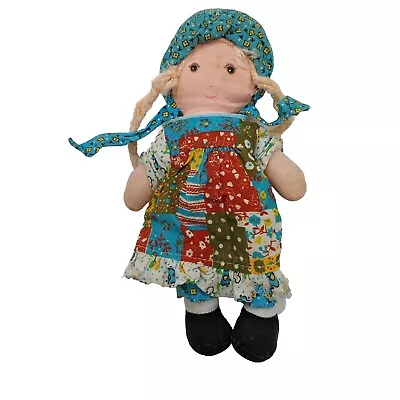 Vintage Knickerbocker Original Holly Hobbie 9  Rag Doll READ  • $7.72