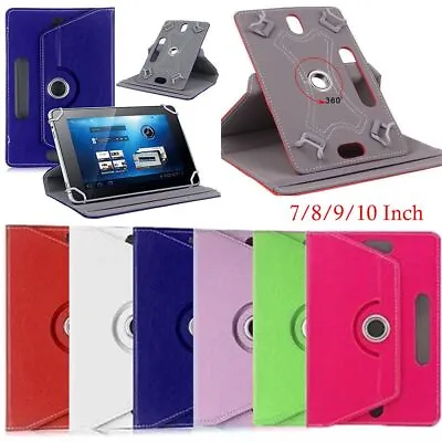 PU Leather Tablet Case For Samsung Galaxy Tab 7 8 9 10.1 Inch Android Tablet PC • £6.31