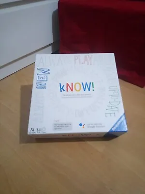 KNOW! Interactive Quiz Game Powered By Google Assistant Brand New! • £3.99