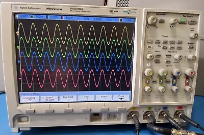 Agilent Keysight MSO7034A Oscilloscope 350MHz With Multiple Options LOOK! • $1913.38