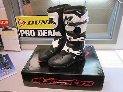 Alpinestars Tech-3 Motocross MX Boots Black/White Size 12 • $200