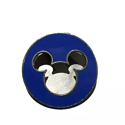 Disney Trading Pin Royal Blue Mickey Mouse Cut Out Icon Round  • $5.09