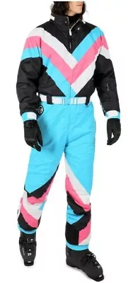 Tipsy Elves Retro Snow Suits For Men - Loud Men's Ski Suits Size L • $149.95