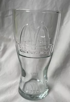 McDonald's 1992 Clear Glass Cup 6.5  X 3   • $7.90