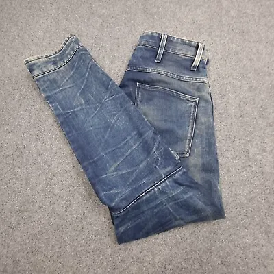 G Star Jeans Mens 29 Blue 3D Tapered Denim 5620 Cotton Pants Trousers Size 29 • $53.89