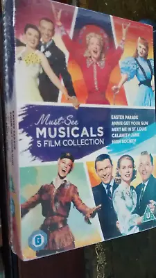 Must See Musicals Collection (5 DVDS) NEW/SEALED EASTER PARADE/CALAMITY JANE/ • £9.99