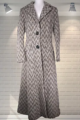 £149.99 • Buy Ladies M&S PER UNA Boucle Tweed Long Princess Riding Coat Victorian Style UK 12