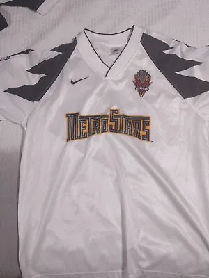 Vintage New York Metrostars 1996 Nike Soccer Jersey Size Extra Large MLS USA • $1500