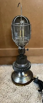 Industrial Gear Lamp With Edison Style Light Auto Steampunk Shop Light 1 Off • $76.07