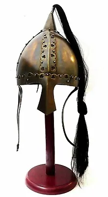 Costume Medieval Viking Mask Armor Roman Knight Larp SCA Helmet • $87.89