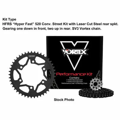 Vortex Suzuki GSXR 1000 01-06 V3 2.0 Gold Chain Sprocket Kit 16-44 G520RX3 • $189.51