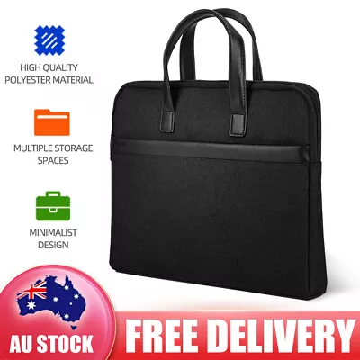 Deli Fashion Office Briefcase Tote Bag Business Handbag For Mac Document Laptop • $49.68