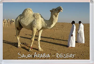 Saudi Arabia Desert / Camel - Jumbo Fridge Magnet Souvenir Gift Brand New • £2.99