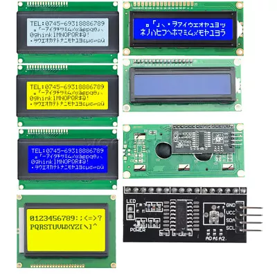 LCD1602/2004A I2C Board 16*2 Character LCD Display IIC I2C Interface DC5V New • $4.99