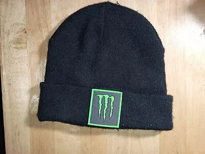 Monster Energy Black Knit Beanie / BRAND NEW!!  +1500 FREE MONSTER TABS💯🔥🔥🔥 • $21.99