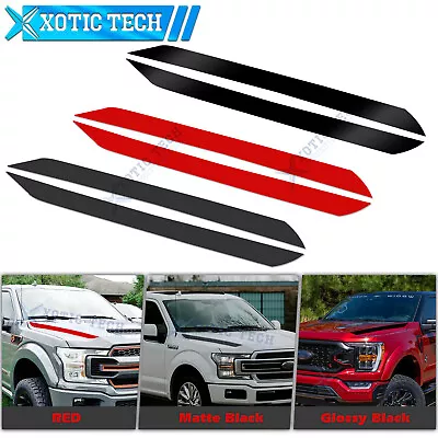 For Ford F-150 F150 2015-2020 2X Cowl Vinyl Hood Spears Outer Trim Stripe Decals • $17.99