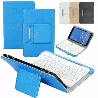 For Samsung Galaxy Tab E / Tab A 8.0 8.4 INCH Tablet Leather Case Keyboard Cover • $21.99