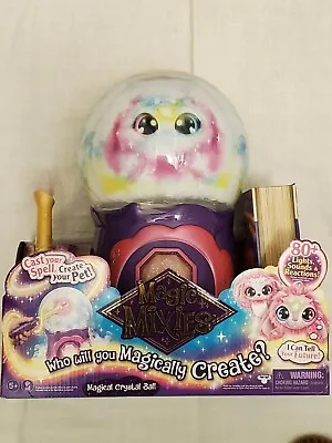 Magic Mixies Magical Crystal Ball With Interactive 8 Inch Pink Plush Toy • $85