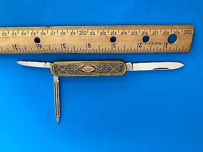 Vintage German Bierhoff Pharmacy Advertising 3 Bladed Pocket Knife • $5