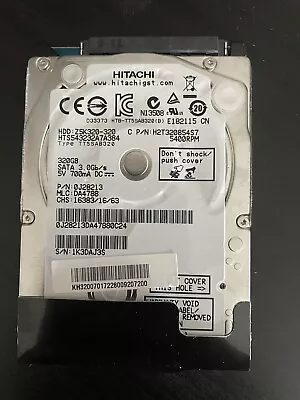 HITACHI Z5K320 320GB 2.5  Laptop Hard Drive SATA HDD • £5.50