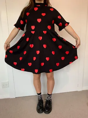 Rare New Lazy Oaf Heart Spot Dress Size Medium • £45