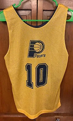 A4 Indiana Pacers NBA Reversible Youth Boys L Jersey Tank Top Basketball Warmup • $10.02