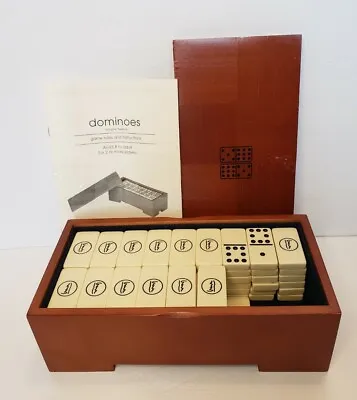 Michael Graves Designs Dominoes Double Twelve Wooden Box • $45