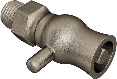 Radiator Bleed Valve 1/8  Connection Bleeding Cast Iron Style Natural Pewter • £9.88