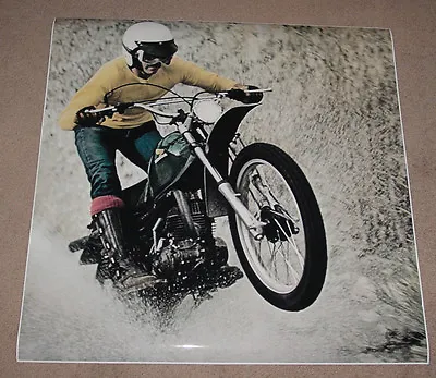 1975 HONDA MR175 KO VINTAGE MOTORCYCLE POSTER PRINT 24x24 9MIL PAPER • $30.97