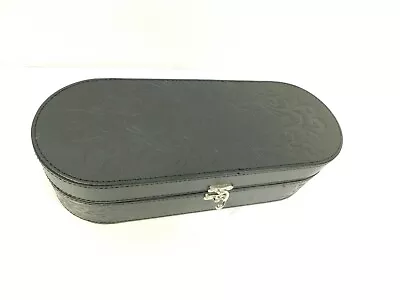 $27.99 • Buy Younique Embossed Hard Make Up Presenters Case Trunk Black - NEW