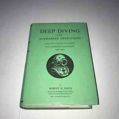 £189.22 • Buy Deep Diving & Submarine Operations Guide Manual Book By Robert Davis  Hardcover