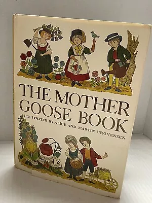 VTG The Mother Goose Book Hardcover With Dust Cover Oversized Provensen 1976 • $20