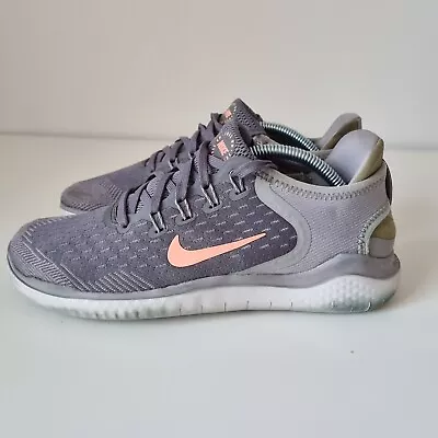 Nike Free RN 2018 Women's Running Shoes Gunsmoke/Crimson Pulse Size US 6.5 • $29.75