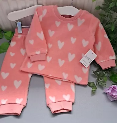Baby Girl 3-6 Months BNWT Matalan Supersoft Fluffy Set • £2.50