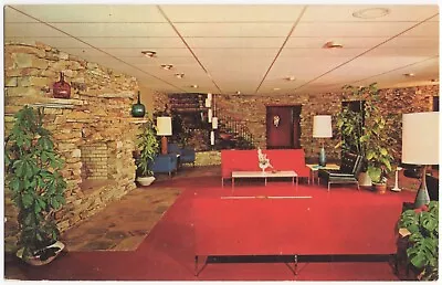 1950's Furniture Decor Foodergong Lodge Resort Motel Ephrata Penna PA Postcard • $3.99