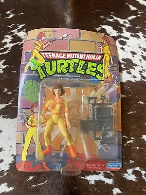 Teenage Mutant Ninja Turtles April O'Neil MOC Vintage 1990 Playmates Unpunched • $29.99