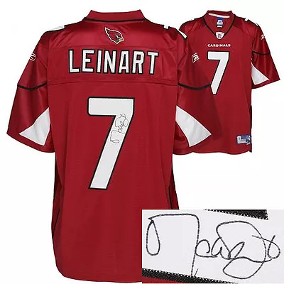 Matt Leinart Signed Arizona Cardinals Reebok EQT Red Jersey- Leinart Holo ATHLON • $74.95