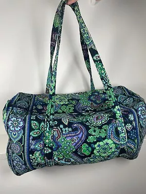 Vera Bradley LARGE Duffel Bag / Weekender In Blue Rhapsody (retired Pattern!) • $39