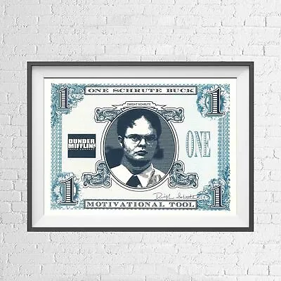 The Office - 'Schrute Buck' US TV Show Poster Print Sizes A5 To A0 **NEW** • $109.95