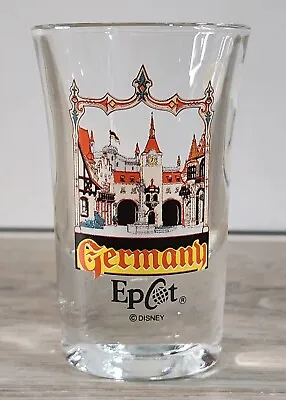 Disney World Parks Epcot Germany Shot Glass Clear Bockling Glass Made In Germany • $8.95