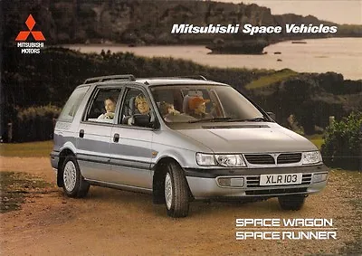 Mitsubishi Space Runner & Space Wagon 1996-98 UK Market Sales Brochure • $20.21