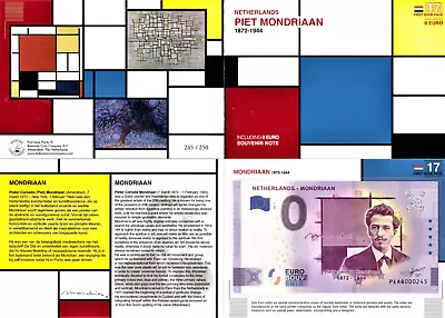 £18.21 • Buy 0-Euro PEAQ-2020-1 MONDRIAAN ANNIVERSARY Bill FIRST ISSUE PACK 17 No To 250