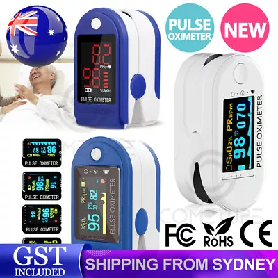 Finger Pulse Oximeter Blood Oxygen Saturation Meter Fingertip Monitor New • $12.95