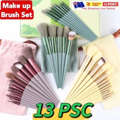 $8.68 • Buy 13PCS Eye Make-up Brushes Diamond Unicorn Eyeshadow Eyebrow Blending Brush Set