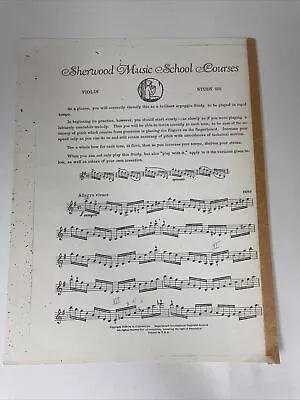 Sherwood Music School Courses | Violin Sheet Music • $9.95